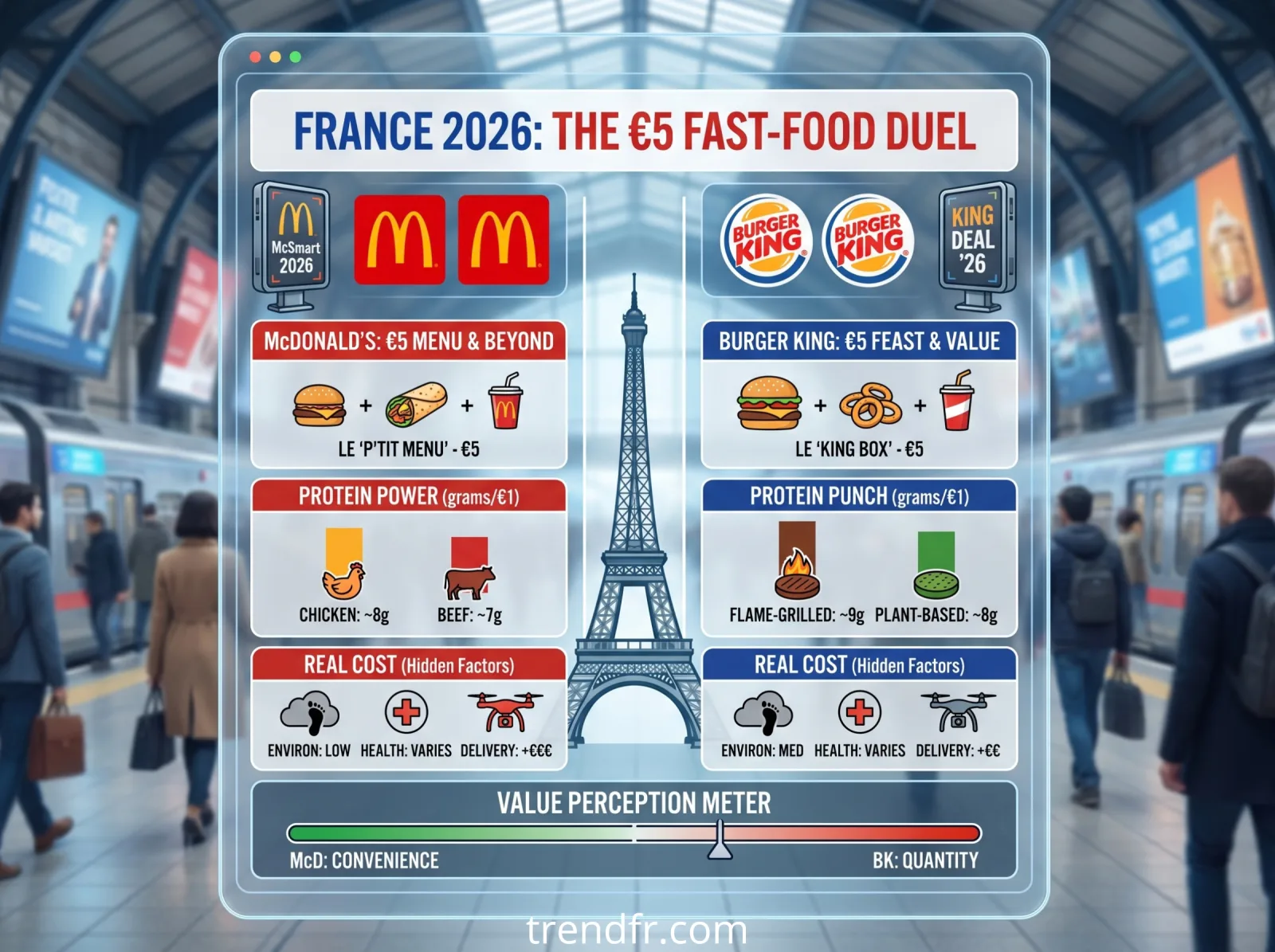 McDonald’s vs Burger King : prix et valeur en France 2026